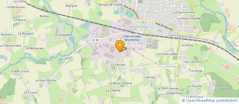 localisation de l'entreprise LILIANE MARIANNE  L'HERMITAGE