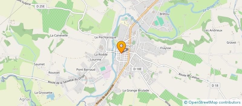 localisation de l'entreprise LILIANE PARFUMERIE à EYMET