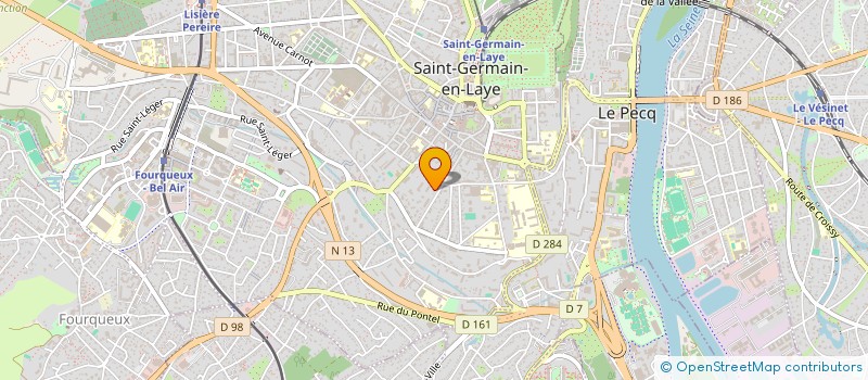 localisation de l'entreprise LILIANE REMY à SAINT-GERMAIN-EN-LAYE