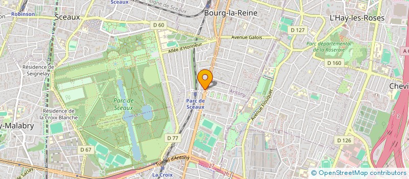 localisation de l'entreprise LILIANE TRAVEL AGENCY à SCEAUX