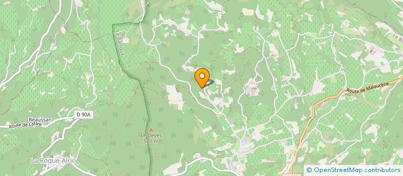 localisation de l'entreprise LILIANGE  LE BARROUX