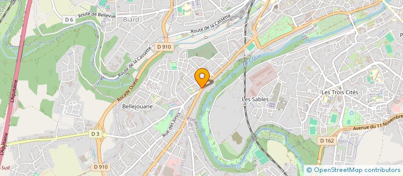 localisation de l'entreprise LILIAS à POITIERS