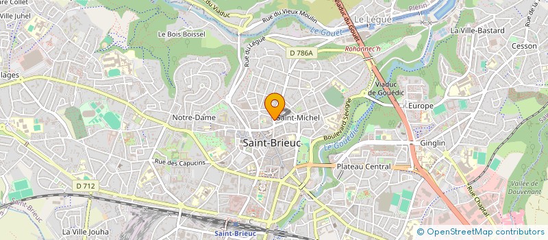 localisation de l'entreprise LILIBER à SAINT-BRIEUC