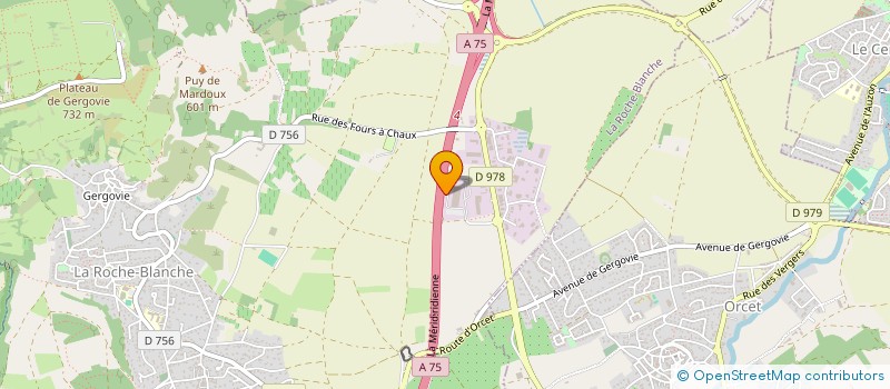 localisation de l'entreprise LILIDON  LA ROCHE-BLANCHE