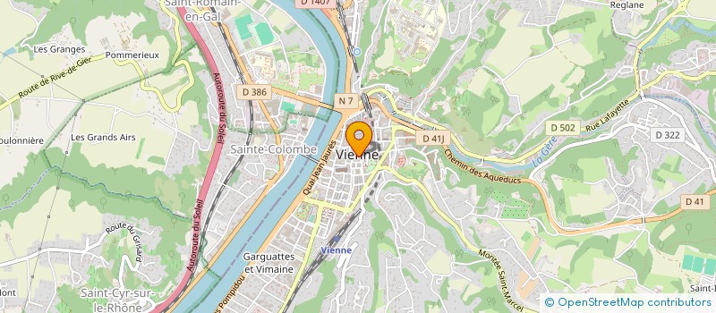 localisation de l'entreprise LILIE à VIENNE