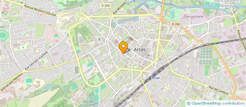 localisation de l'entreprise LILIE à ARRAS
