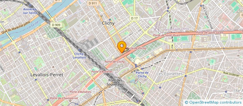 localisation de l'entreprise LILIE ETUDES ET CONSEILS à CLICHY