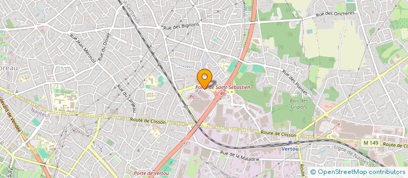 localisation de l'entreprise LILIE NANTES  SAINT-SEBASTIEN-SUR-LOIRE