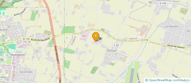 localisation de l'entreprise LILIERE à CHABEUIL