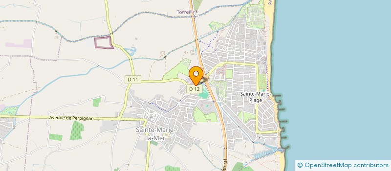 localisation de l'entreprise LILIFRUITS  SAINTE-MARIE-LA-MER