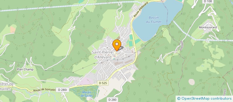 localisation de l'entreprise LILIGAMBETTES  CRETS EN BELLEDONNE