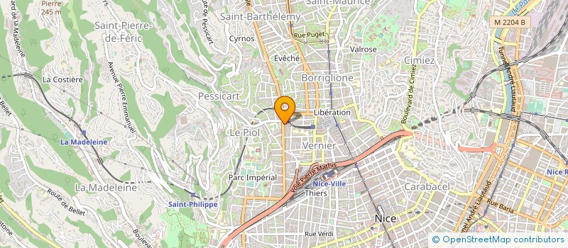 localisation de l'entreprise LILII'SWEET à NICE