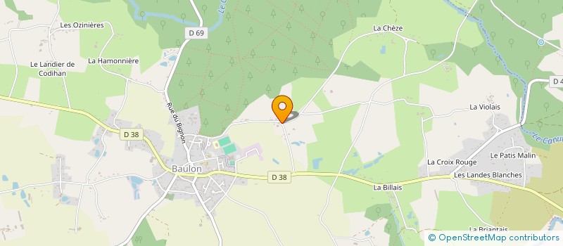 localisation de l'entreprise LILIMACO  BAULON