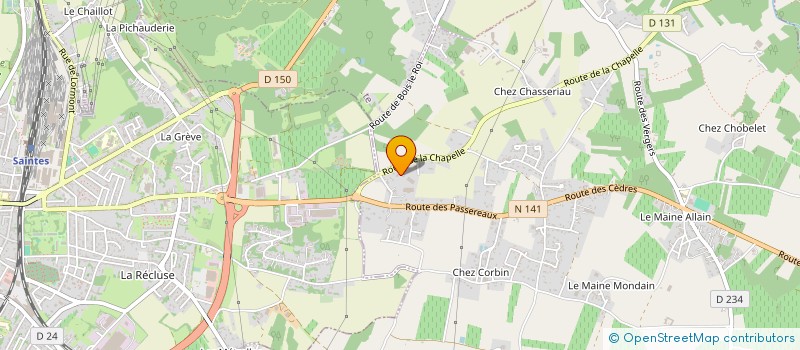 localisation de l'entreprise LILINECIE  CHANIERS