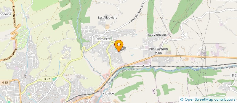 localisation de l'entreprise LILIOZE  GAP