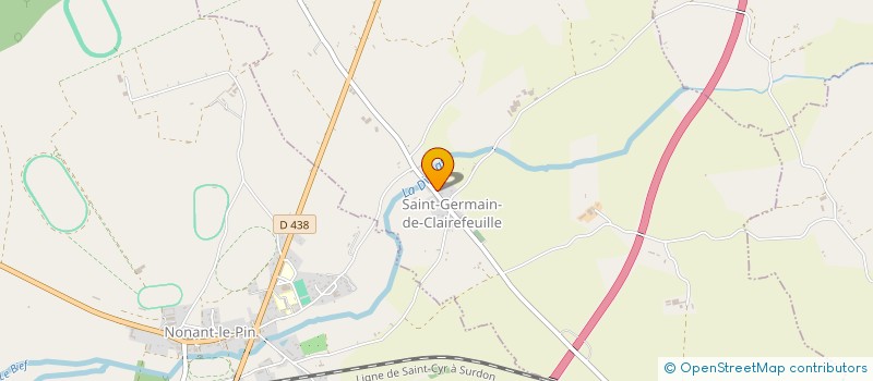 localisation de l'entreprise LILIPEPE à SAINT-GERMAIN-DE-CLAIREFEUILLE