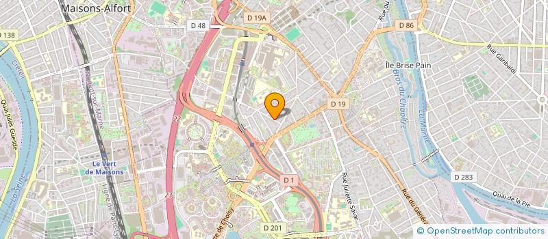 localisation de l'entreprise LILIPODO à CRETEIL