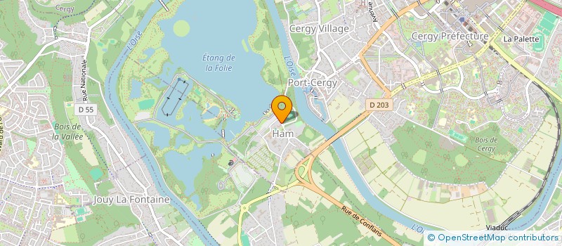 localisation de l'entreprise LILIPOPPINS  CERGY