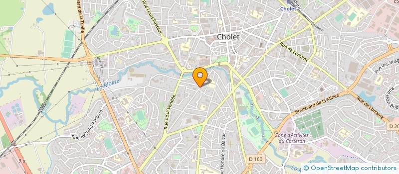 localisation de l'entreprise LILIROME à CHOLET