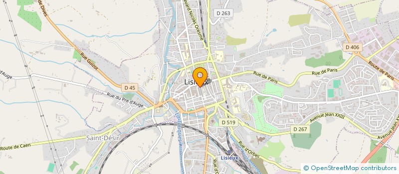 localisation de l'entreprise LILIROSE à LISIEUX