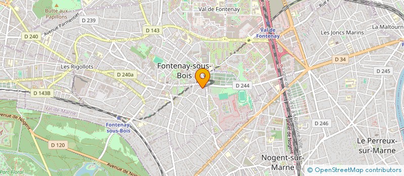 localisation de l'entreprise LILIS à FONTENAY-SOUS-BOIS