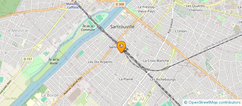 localisation de l'entreprise LILISKY à SARTROUVILLE