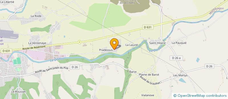 localisation de l'entreprise LILITH EVE  GRAULHET