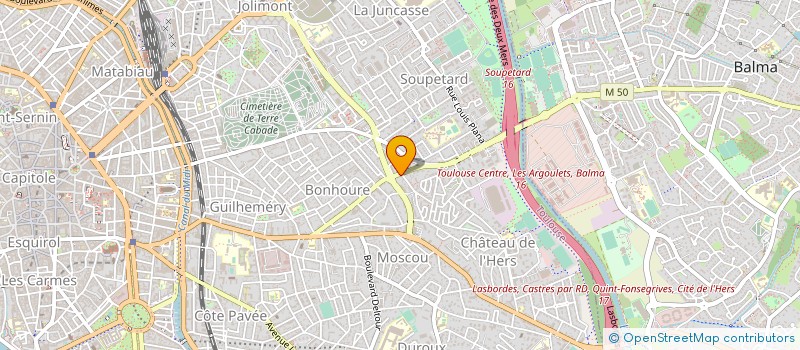 localisation de l'entreprise LILIUM à TOULOUSE
