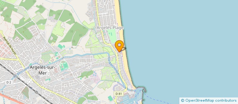 localisation de l'entreprise LILIWOOD à ARGELES-SUR-MER