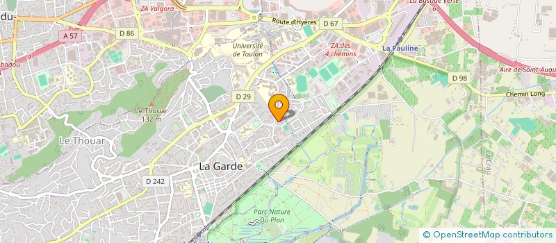 localisation de l'entreprise LILJEYS à LA GARDE