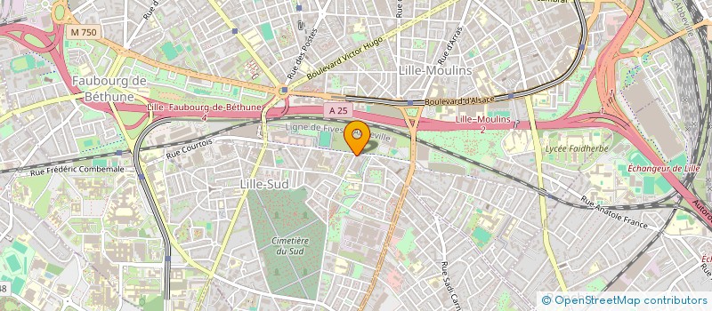 localisation de l'entreprise LILL' O PIECES  LILLE