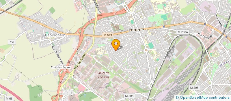 localisation de l'entreprise LILLA SUSHI  LILLE