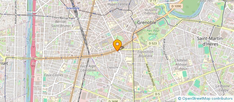 localisation de l'entreprise LILLAS FLEURS à GRENOBLE