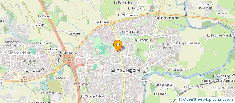 localisation de l'entreprise LILLE  SAINT-GREGOIRE