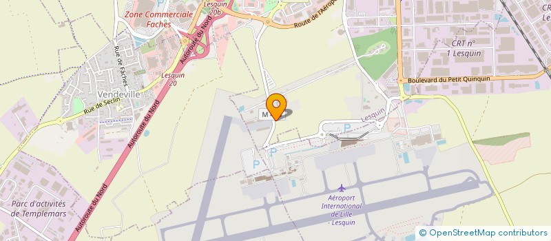 localisation de l'entreprise LILLE AERO MAINTENANCE à LESQUIN