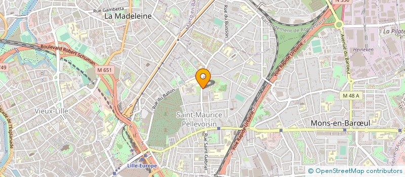 localisation de l'entreprise LILLE ANESTHESIE à LILLE