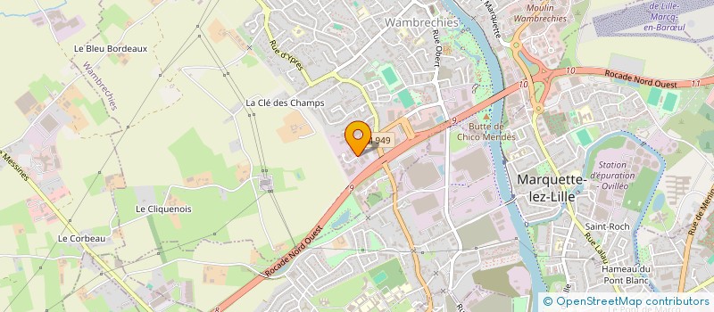 localisation de l'entreprise LILLE AUTOMATIQUE DISTRIBUTION à WAMBRECHIES