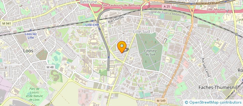 localisation de l'entreprise LILLE AUX ABEILLES à LILLE