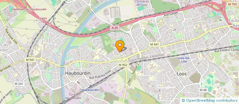 localisation de l'entreprise LILLE AUX CAFES  HAUBOURDIN