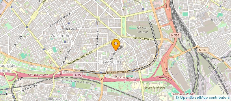 localisation de l'entreprise LILLE BIKE à LILLE