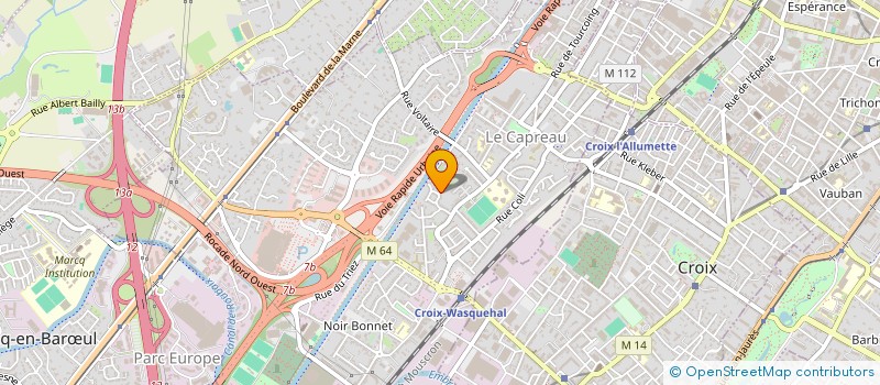 localisation de l'entreprise LILLE CENTRE IMMOBILIER  WASQUEHAL