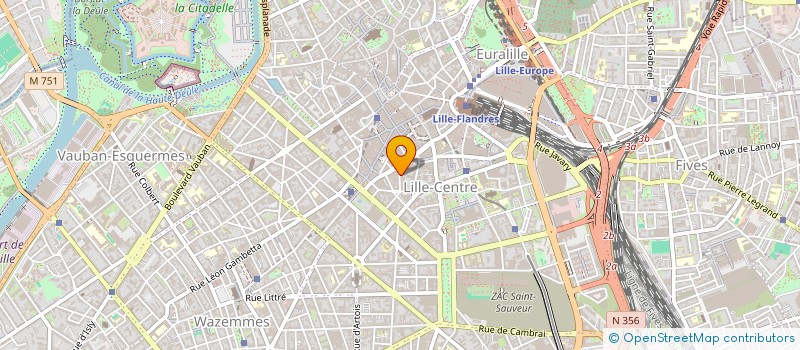 localisation de l'entreprise LILLE CINEPHILE à LILLE