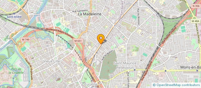 localisation de l'entreprise LILLE COACHING CONSEILS à LA MADELEINE