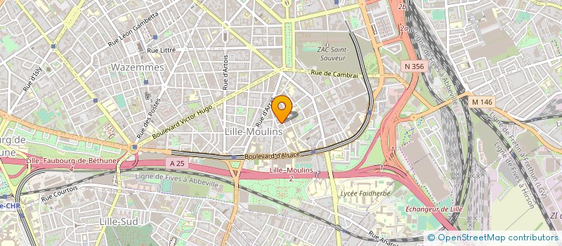 localisation de l'entreprise LILLE CONTROLE AUTOMOBILE à LILLE