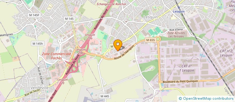 localisation de l'entreprise LILLE DEVELOPPEMENT SAS à LESQUIN