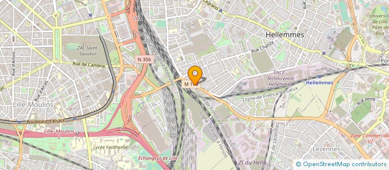 localisation de l'entreprise LILLE ESPORT à LILLE