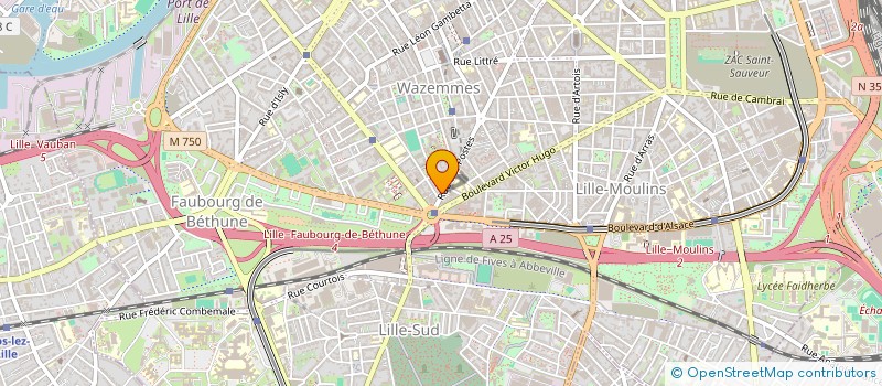 localisation de l'entreprise LILLE ET UNE NUIT à LILLE