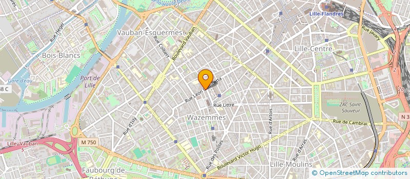 localisation de l'entreprise LILLE ET UNE NUIT à LILLE