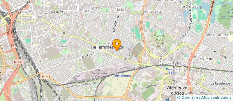 localisation de l'entreprise LILLE FAIDHERBE à LILLE