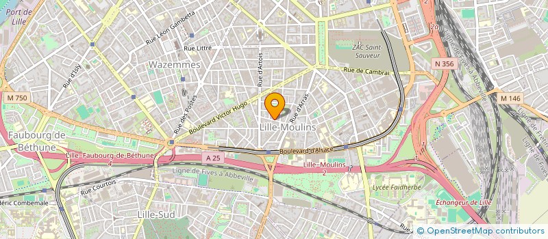 localisation de l'entreprise LILLE GRAND PALET à LILLE